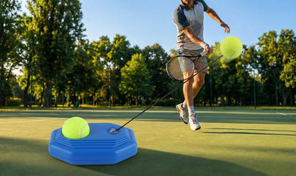 Set Allenamento Tennis Rebounder - Trainer Portatile con Pallina ed Elastico per Pratica in Solitaria