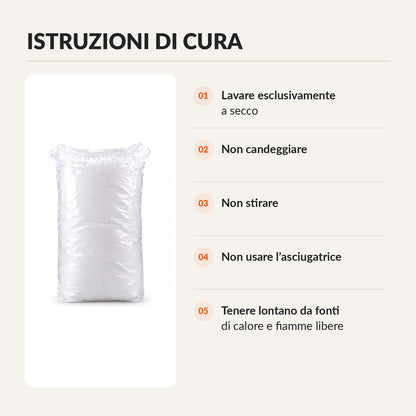 Piumino Invernale Singolo Pesante 250 GSM | Trapunta Letto 150x200 cm in Soffice Poliestere | Massimo Calore e Comfort per la Notte