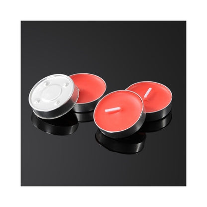 50/100/200 pz Candele di Cera al Tè rosse Inodore - Senza Fumo, Lunga Durata di 2-3 Ore per Matrimoni, Halloween, Natale, Caffè, Compleanni & Hotel, Ideali per Natale, Perfette per il Ringraziamento san valentino romantiche 50pz 100pz 200pz