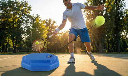 Set Allenamento Tennis Rebounder - Trainer Portatile con Pallina ed Elastico per Pratica in Solitaria