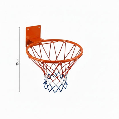 Canestro da Basket Professionale con Rete Tricolore - Diametro 35cm