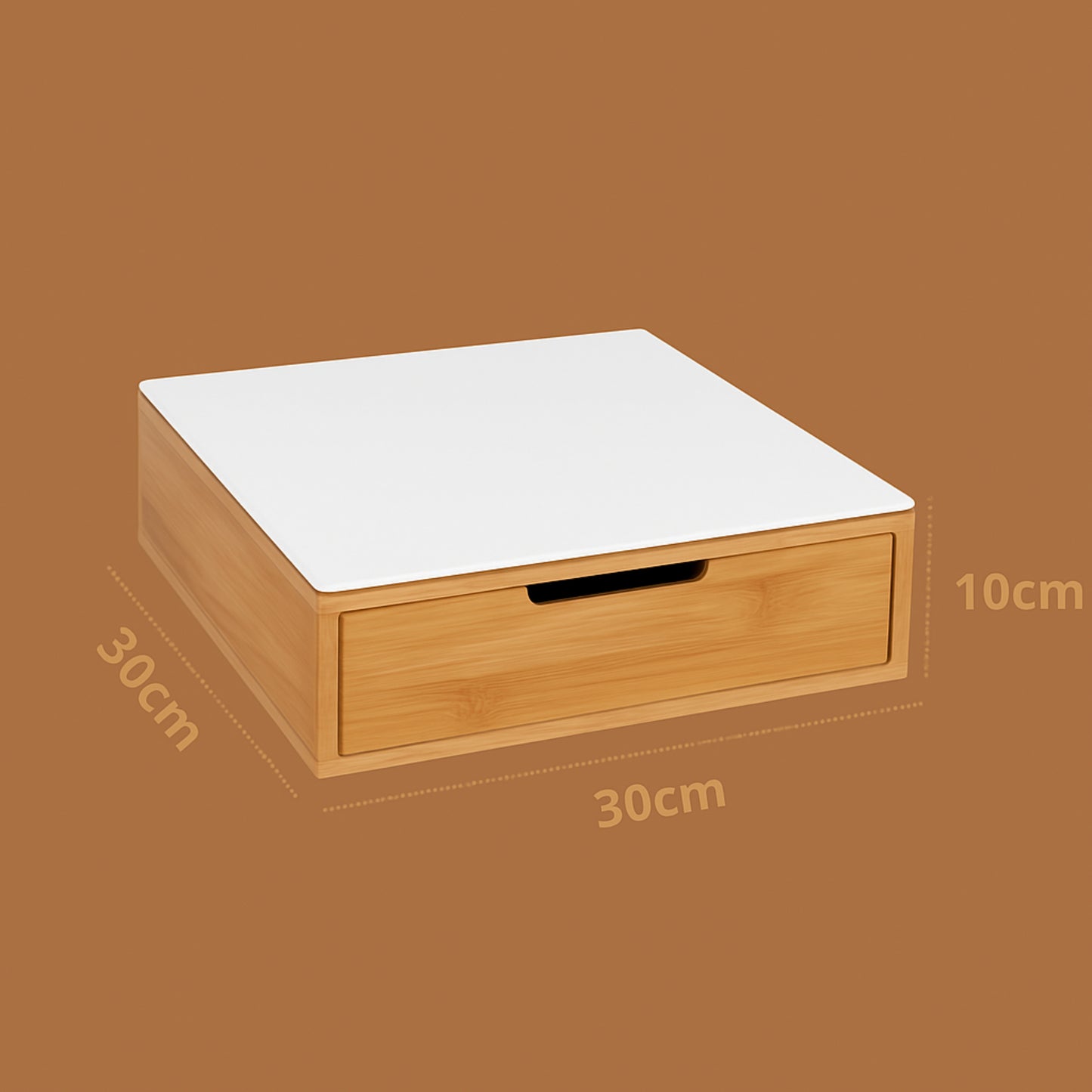 Porta Cialde in Bambù con Cassetto – Organizer Elegante per Cialde, Capsule e Tisane