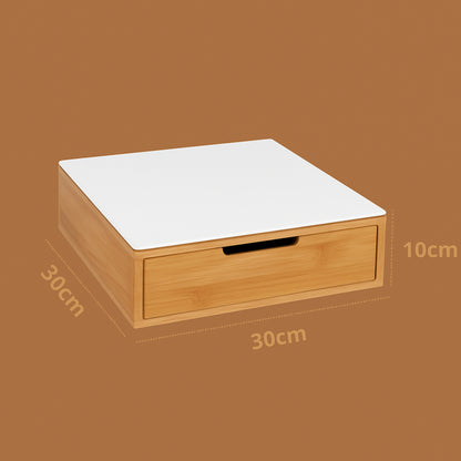 Porta Cialde in Bambù con Cassetto – Organizer Elegante per Cialde, Capsule e Tisane