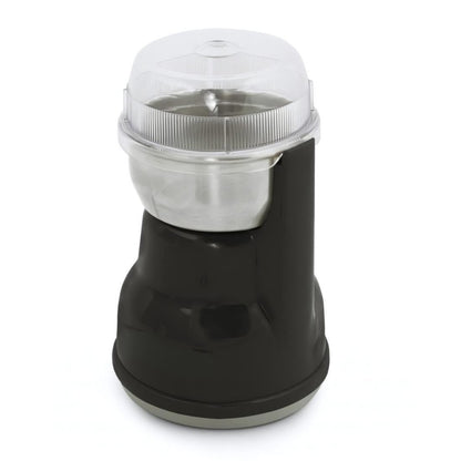 Macinacaffè Elettrico Regolabile in Acciaio Inox – Lama Doppia, Potente 160W, Design Compatto ed Elegante, Ideale per Caffè, Spezie, Semi e Frutta Secca – Aroma Fresco Ogni Mattina