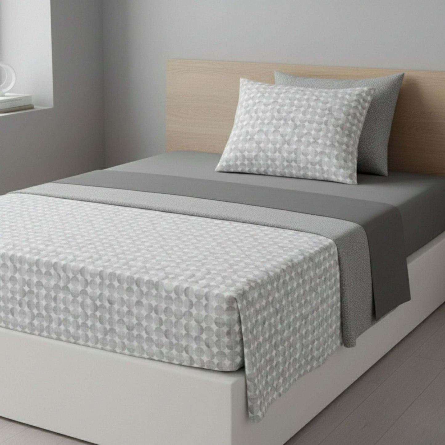Set Letto Singolo in Morbido Pile Polar Remant - Completo Lenzuola Invernali Calde e Soffici - Include Lenzuolo Sopra 160x290 cm, Lenzuolo Sotto con Angoli 90x200+27 cm e 1 Federa 52x82 cm