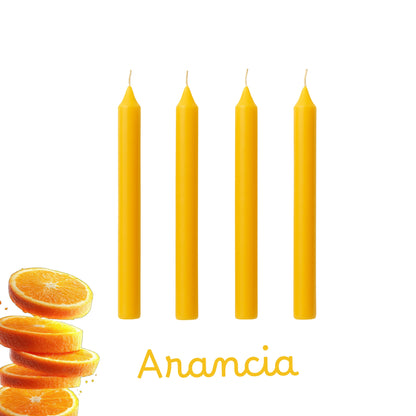 Set Candele Profumate Colorate 18cm - Cera Premium Aromaterapia. 7 Fragranze: Oceano, Fragola, Limone, Lavanda, Arancia, Rosa, Mela Verde. Candele a Colonna Lunga Durata Senza Fumo. Decorazione Casa, Spa e Regalo.
