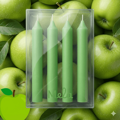 Set Candele Profumate Colorate 18cm - Cera Premium Aromaterapia. 7 Fragranze: Oceano, Fragola, Limone, Lavanda, Arancia, Rosa, Mela Verde. Candele a Colonna Lunga Durata Senza Fumo. Decorazione Casa, Spa e Regalo.