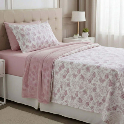 Set Letto Singolo in Morbido Pile Polar Remant - Completo Lenzuola Invernali Calde e Soffici - Include Lenzuolo Sopra 160x290 cm, Lenzuolo Sotto con Angoli 90x200+27 cm e 1 Federa 52x82 cm