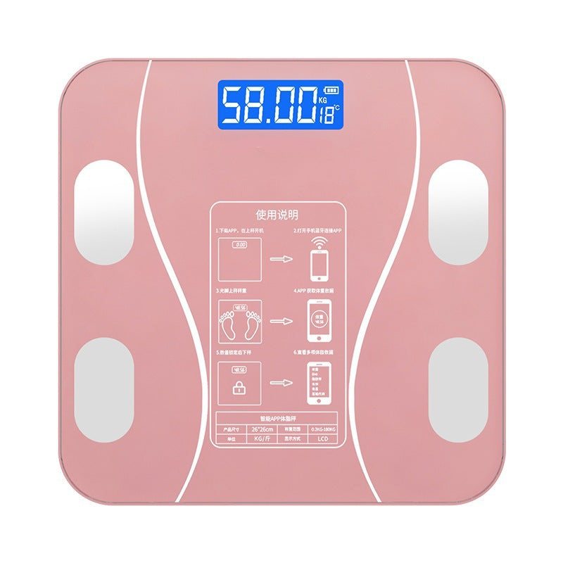 Bilancia Pesapersone Digitale Bluetooth Professionale con Analisi della Composizione Corporea, Display LCD ad Alta Leggibilità, Capacità Massima 180 kg, Nero