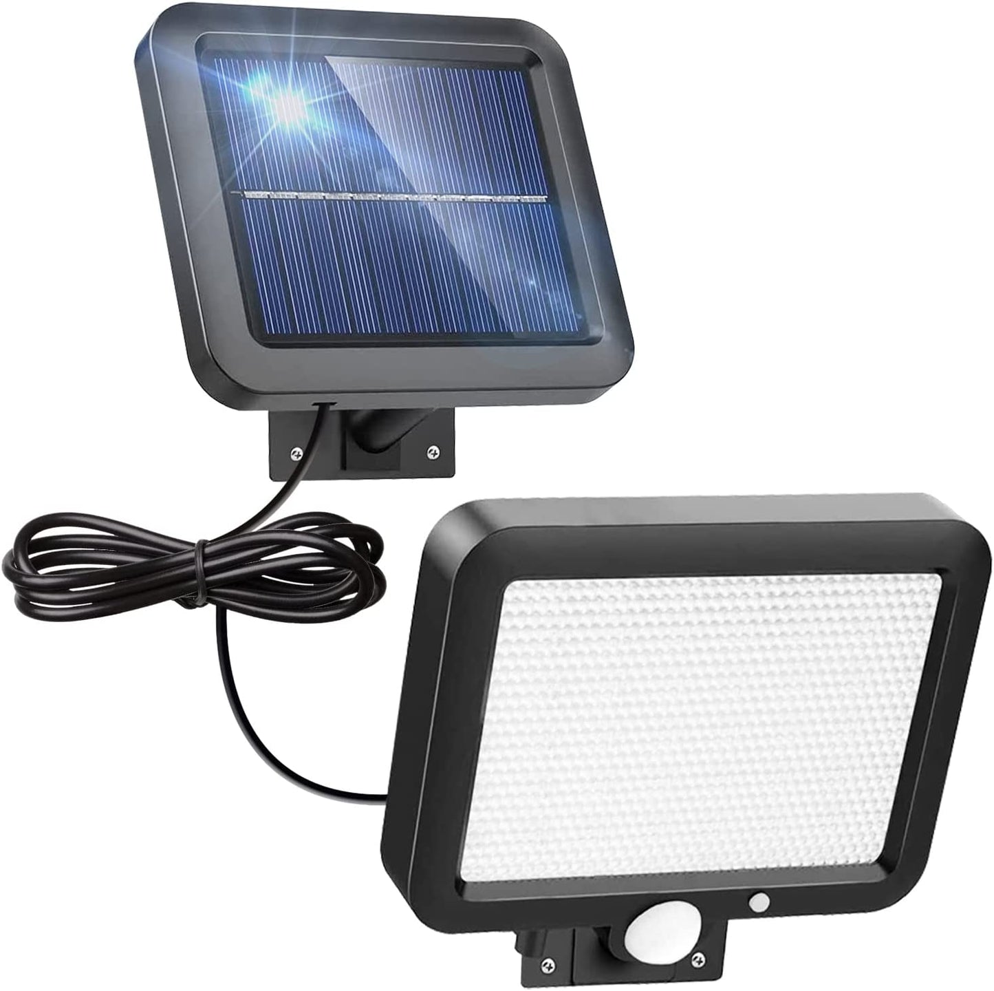 APPLIQUE CON PANNELLO SOLARE E SENSORE DI MOVIMENTO 56LED