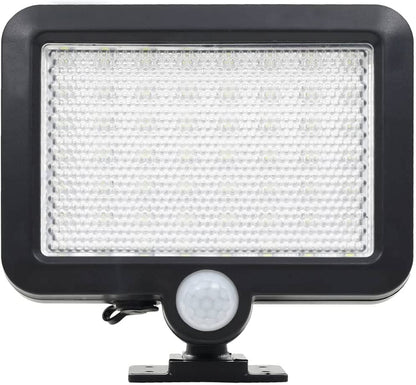 APPLIQUE CON PANNELLO SOLARE E SENSORE DI MOVIMENTO 56LED