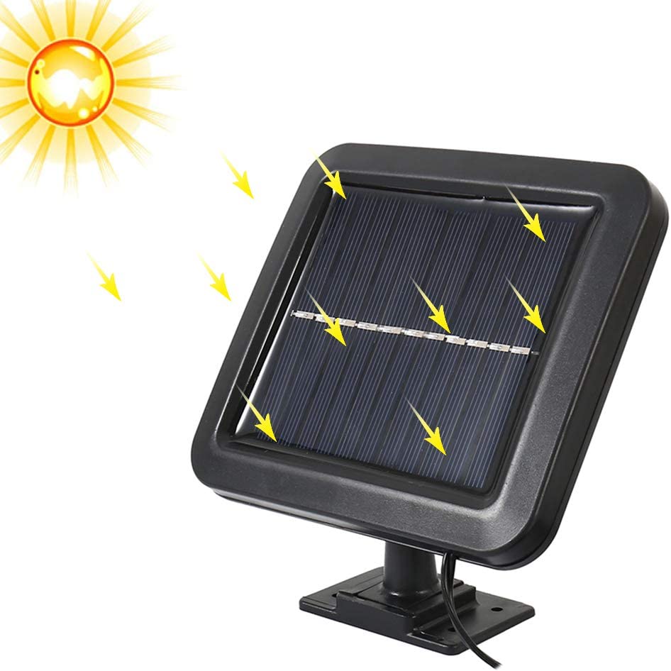 APPLIQUE CON PANNELLO SOLARE E SENSORE DI MOVIMENTO 56LED