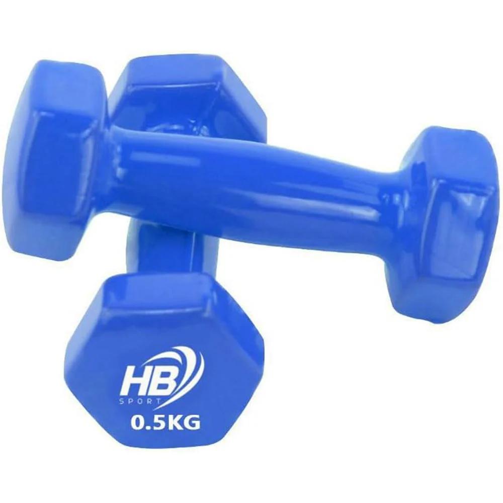 Manubri da Allenamento Antiscivolo 0,5 kg – Coppia di Pesetti Fitness per Casa, Palestra, Aerobica, Tonificazione Braccia e Allenamenti Leggeri | Attrezzi Palestra Domestica