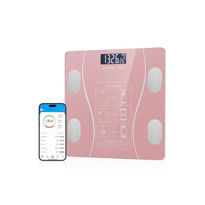 Bilancia Pesapersone Digitale Bluetooth Professionale con Analisi della Composizione Corporea, Display LCD ad Alta Leggibilità, Capacità Massima 180 kg, Nero
