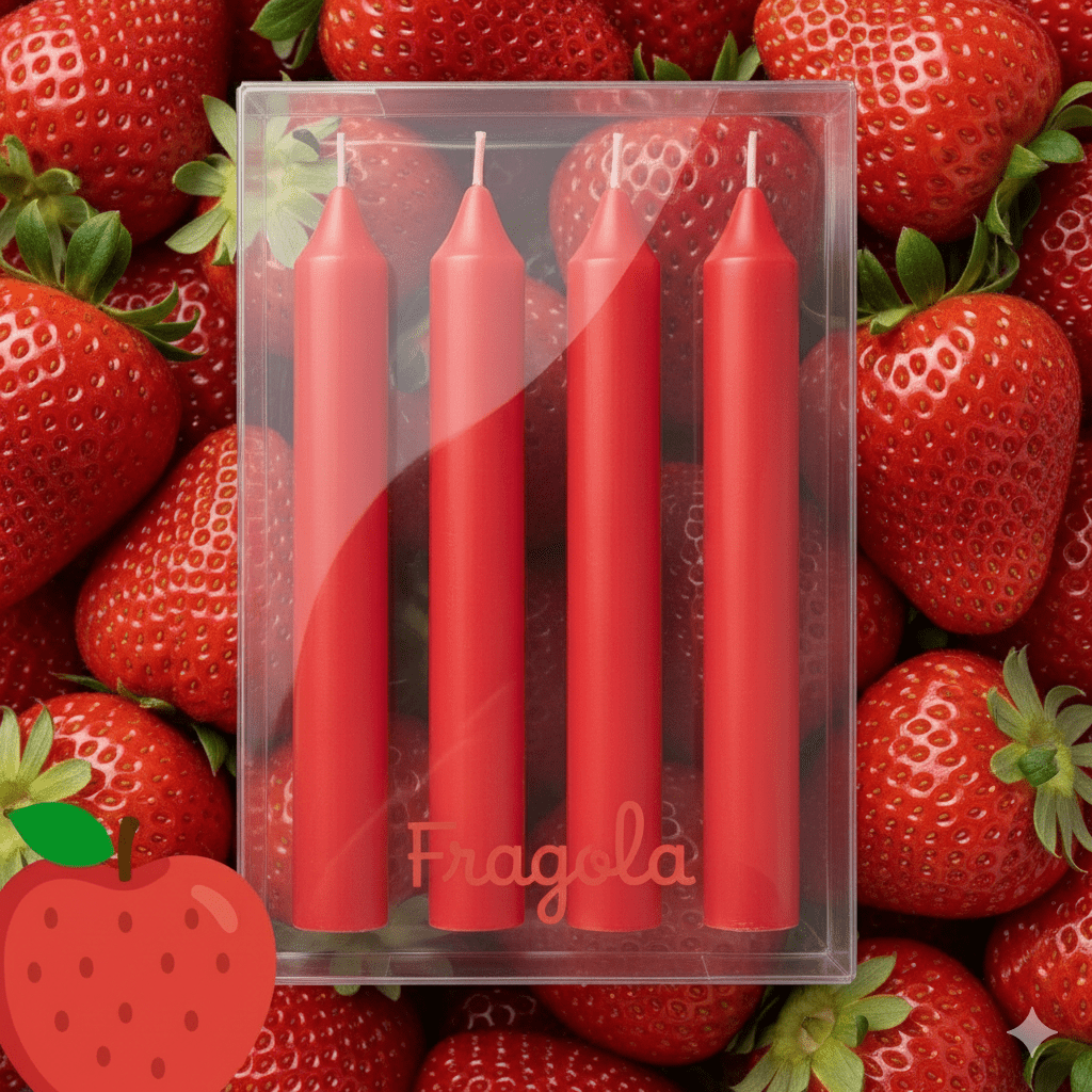 Set Candele Profumate Colorate 18cm - Cera Premium Aromaterapia. 7 Fragranze: Oceano, Fragola, Limone, Lavanda, Arancia, Rosa, Mela Verde. Candele a Colonna Lunga Durata Senza Fumo. Decorazione Casa, Spa e Regalo.