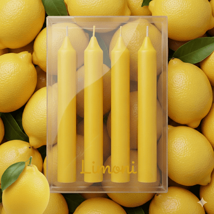 Set Candele Profumate Colorate 18cm - Cera Premium Aromaterapia. 7 Fragranze: Oceano, Fragola, Limone, Lavanda, Arancia, Rosa, Mela Verde. Candele a Colonna Lunga Durata Senza Fumo. Decorazione Casa, Spa e Regalo.