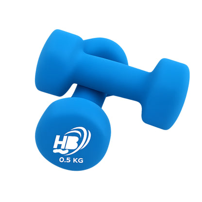 Manubri da Allenamento Antiscivolo 0,5 kg – Coppia di Pesetti Fitness per Casa, Palestra, Aerobica, Tonificazione Braccia e Allenamenti Leggeri | Attrezzi Palestra Domestica