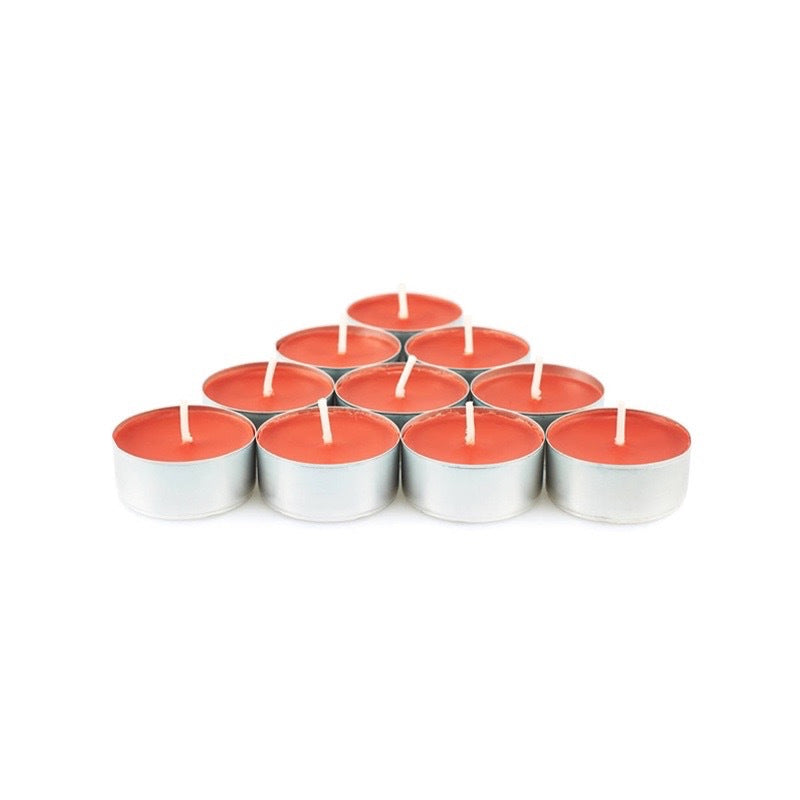 50/100/200 pz Candele di Cera al Tè rosse Inodore - Senza Fumo, Lunga Durata di 2-3 Ore per Matrimoni, Halloween, Natale, Caffè, Compleanni & Hotel, Ideali per Natale, Perfette per il Ringraziamento san valentino romantiche 50pz 100pz 200pz