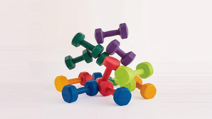 Manubri da Allenamento Antiscivolo 0,5 kg – Coppia di Pesetti Fitness per Casa, Palestra, Aerobica, Tonificazione Braccia e Allenamenti Leggeri | Attrezzi Palestra Domestica
