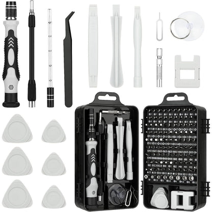Set di Cacciaviti di Precisione 115 in 1, Kit di Strumenti per la Riparazione di Elettronica con Punte Magnetiche Micro per iPhone, Computer, pz, Laptop, Telefono, Mac, Tablet, Fai Da Te Domestico, Console di Gioco, Occhiali, Orologio, Campanello Ecc