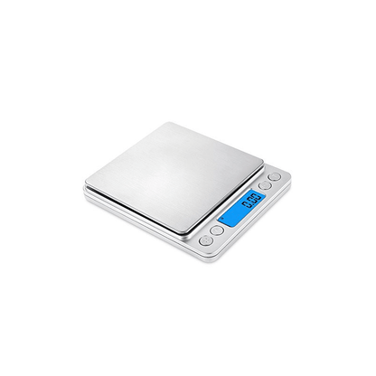 Bilancino di Precisione Digitale 0.1g–3000g con Display LCD, Funzione Tara, Multimisura g/oz/ct – Bilancia Professionale per Cucina, Gioielli, Laboratorio e Diete