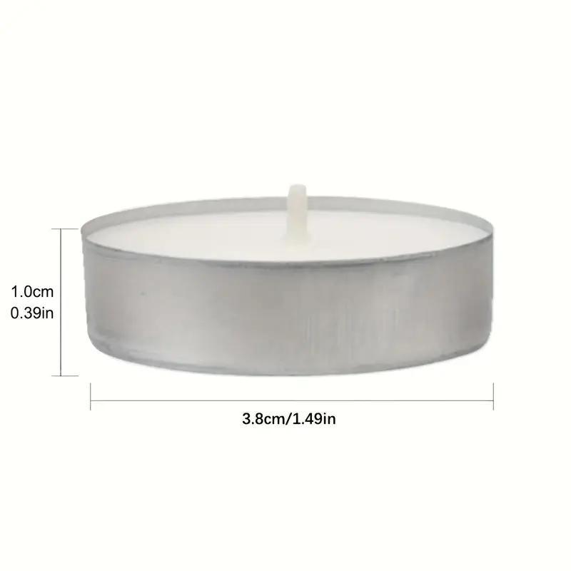 50/100/200 pz Candele di Cera al Tè rosse Inodore - Senza Fumo, Lunga Durata di 2-3 Ore per Matrimoni, Halloween, Natale, Caffè, Compleanni & Hotel, Ideali per Natale, Perfette per il Ringraziamento san valentino romantiche 50pz 100pz 200pz