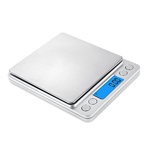 Bilancino di Precisione Digitale 0.1g–3000g con Display LCD, Funzione Tara, Multimisura g/oz/ct – Bilancia Professionale per Cucina, Gioielli, Laboratorio e Diete
