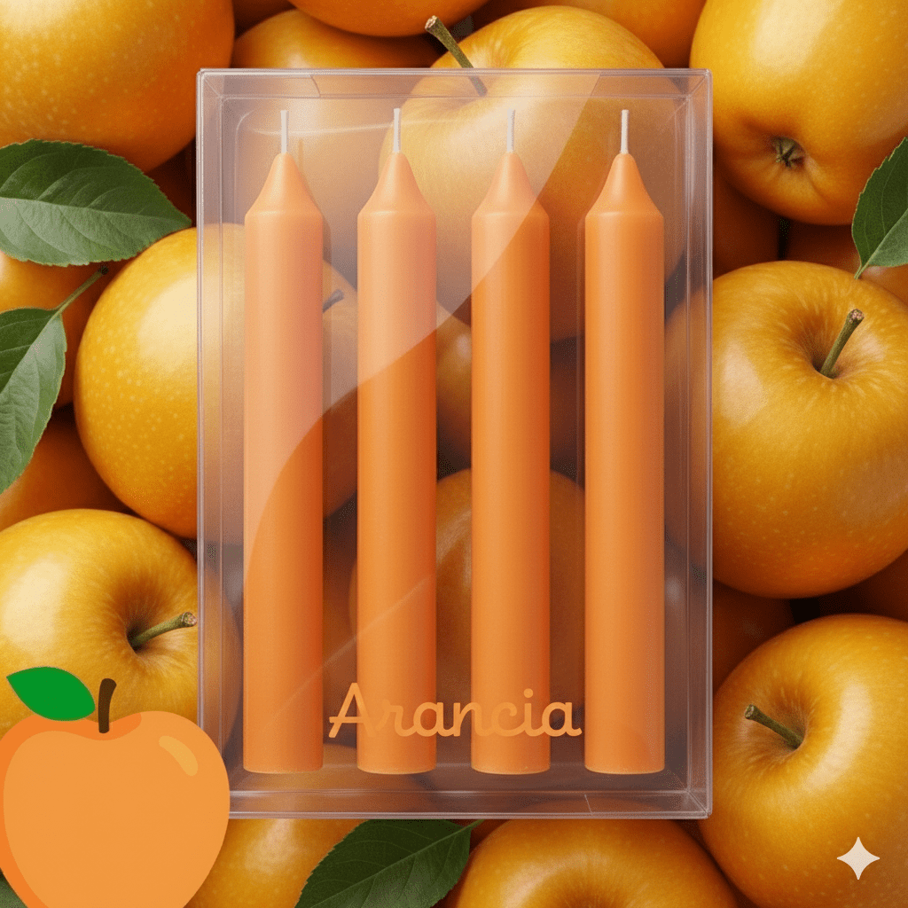 Set Candele Profumate Colorate 18cm - Cera Premium Aromaterapia. 7 Fragranze: Oceano, Fragola, Limone, Lavanda, Arancia, Rosa, Mela Verde. Candele a Colonna Lunga Durata Senza Fumo. Decorazione Casa, Spa e Regalo.