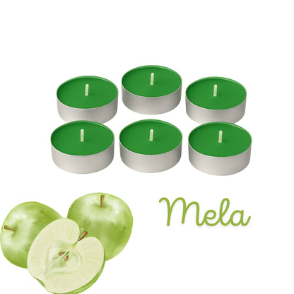 Mini Candele Profumate Decorative 3,5 cm – Kit da 20/30/50/100 Pezzi | Candele per Bomboniere, Eventi e Casa – Limone, Lavanda, Caffè, Rosa