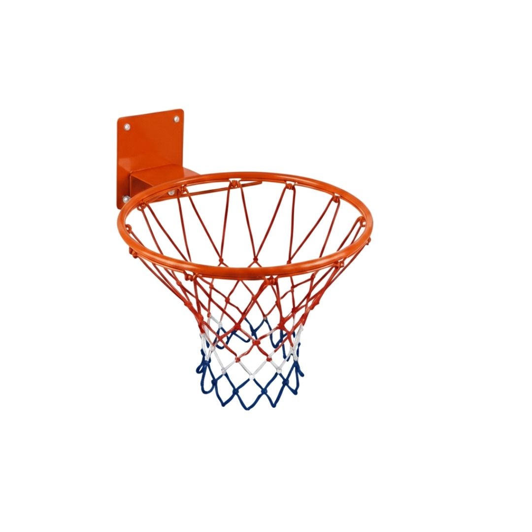 Canestro da Basket Professionale con Rete Tricolore - Diametro 35cm