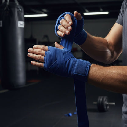 Bende da Boxe Professionali 3m x 5cm - Set 2 Pezzi Fasce Mani per Muay Thai, MMA e Kickboxing