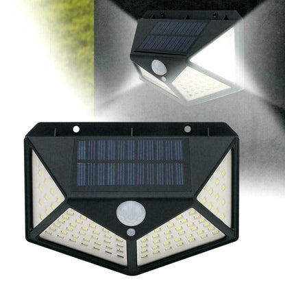 APPLIQUE 100LED SOLARE CON SENSORE DI MOVIMENTO