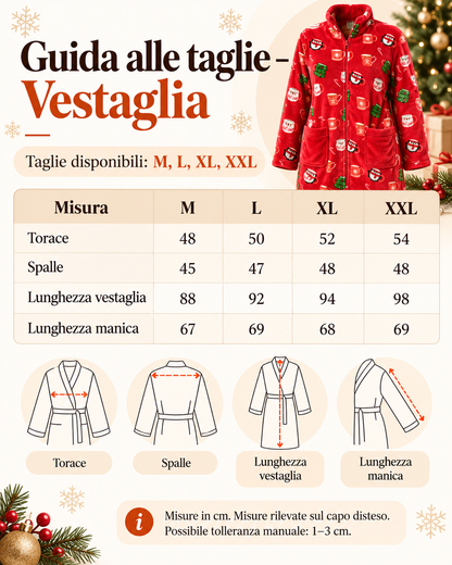 Set Regalo Homewear Donna 4 Pezzi a Tema Natalizio - 2 Modelli, Taglie M-XXL 12