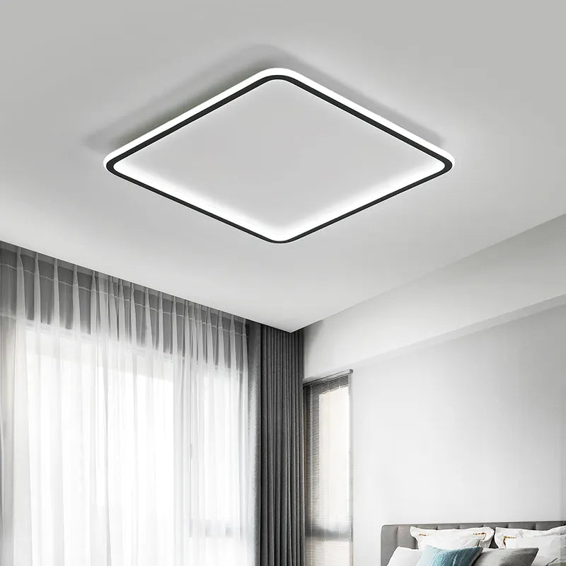 PLAFONIERA LED DA SOFFITTO 50W QUADRATO MODERNO