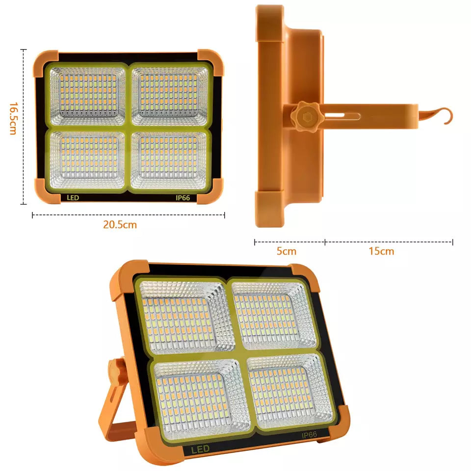 FARO LED EMERGENZA 120W SOLARE