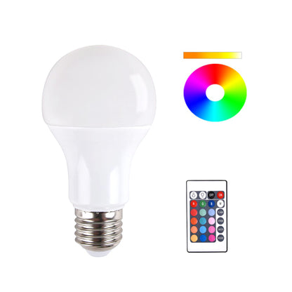 LAMPADA LED 5W E27 RGB CON TELECOMANDO