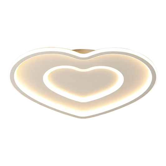 Lampadario Plafoniera a Led Moderno 63W Forma Cuore