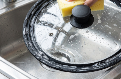 Coperchio Universale in Vetro e Silicone Multimisura Adattabile