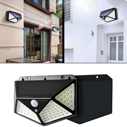 APPLIQUE 100LED SOLARE CON SENSORE DI MOVIMENTO