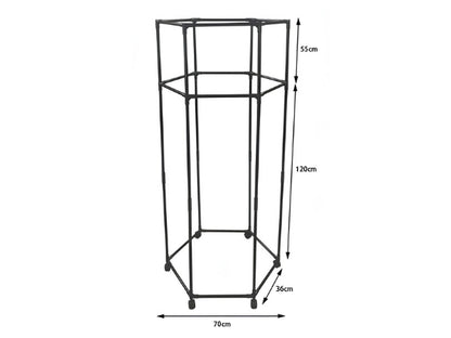 Stand Appendiabiti Rotante 360° con Ruote - Design Salvaspazio (3 Modelli)