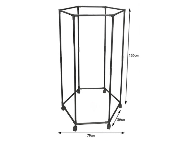 Stand Appendiabiti Rotante 360° con Ruote - Design Salvaspazio (3 Modelli)