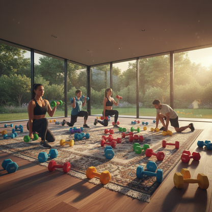 Coppia Manubri Fitness Soft-Touch - 10.0 kg