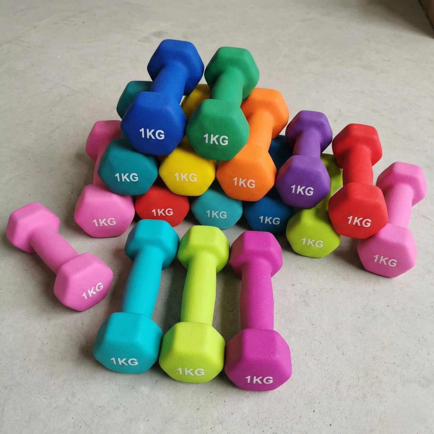 Coppia Manubri Fitness Soft-Touch - 1.0 kg