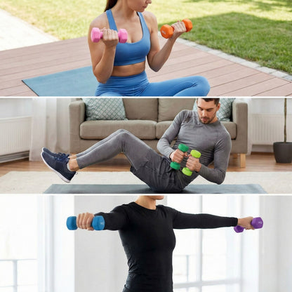 Coppia Manubri Fitness Soft-Touch - 1.0 kg