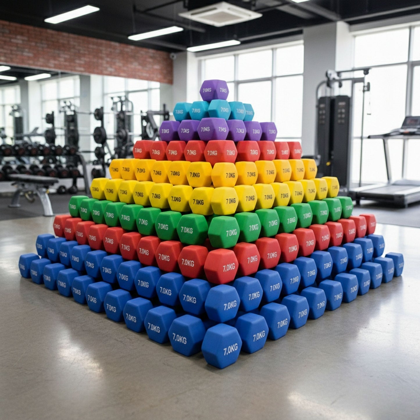 Coppia Manubri Fitness Soft-Touch - 7.0 kg