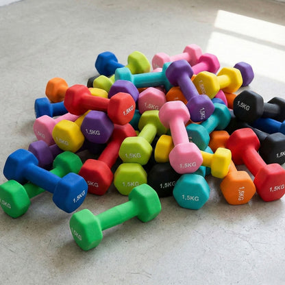 Coppia Manubri Fitness Soft-Touch - 1.5 kg