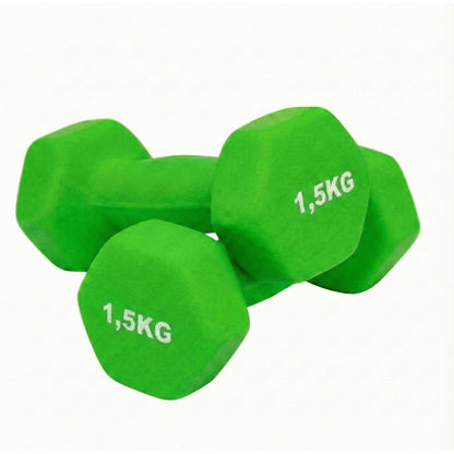 Coppia Manubri Fitness Soft-Touch - 1.5 kg