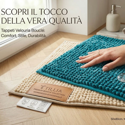 Tappeto Bagno 50x80 cm – Ultra Assorbente in Microfibra Premium