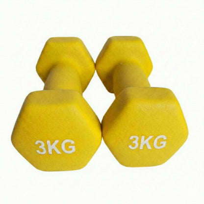 Coppia Manubri Fitness Soft-Touch - 3.0 kg