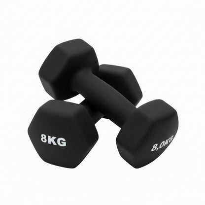 Coppia Manubri Fitness Soft-Touch - 8.0 kg